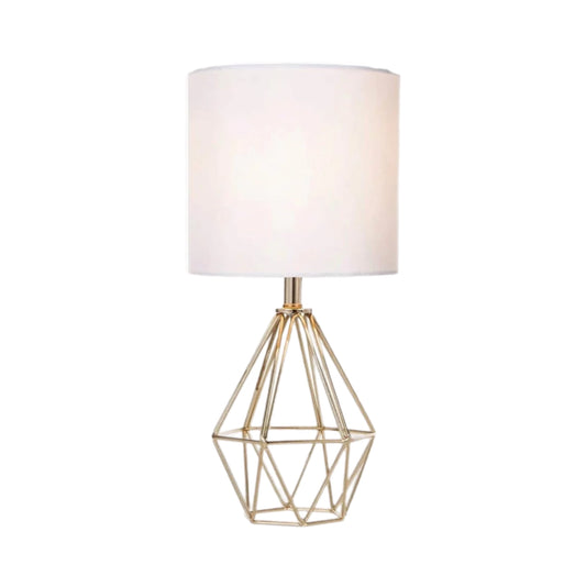 Hallow Geometric metal base Lamp