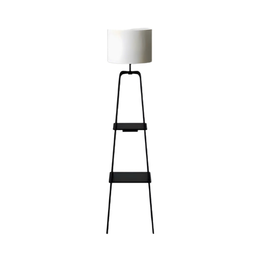 Back shelf floor lamp